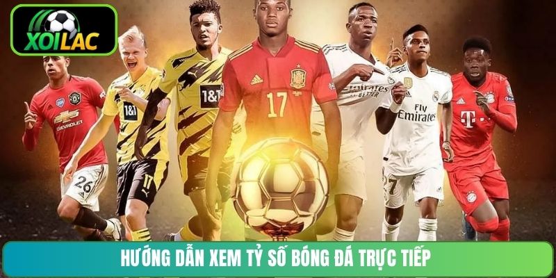 Hướng dẫn xem tỷ số bóng đá trực tiếp